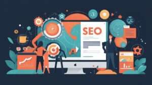 구글 SEO 검색엔진최적화에 대해 연구하는 이미지