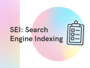 SEI SEO의 인덱싱에 대해 배우는 블로그의 이미지 배너